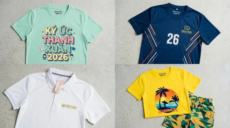 Đa Dạng Dịch Vụ In Áo Tại Vinh, Nghệ An & Hà Tĩnh Nổi Bật 2026