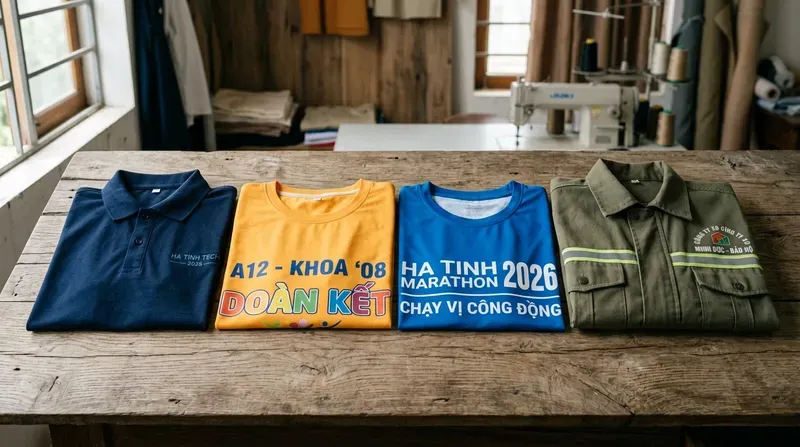 Các dịch vụ áo đồng phục Hà Tĩnh phổ biến nhất