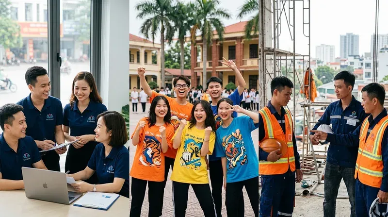 Các dịch vụ in đồng phục Nghệ An được ưa chuộng nhất