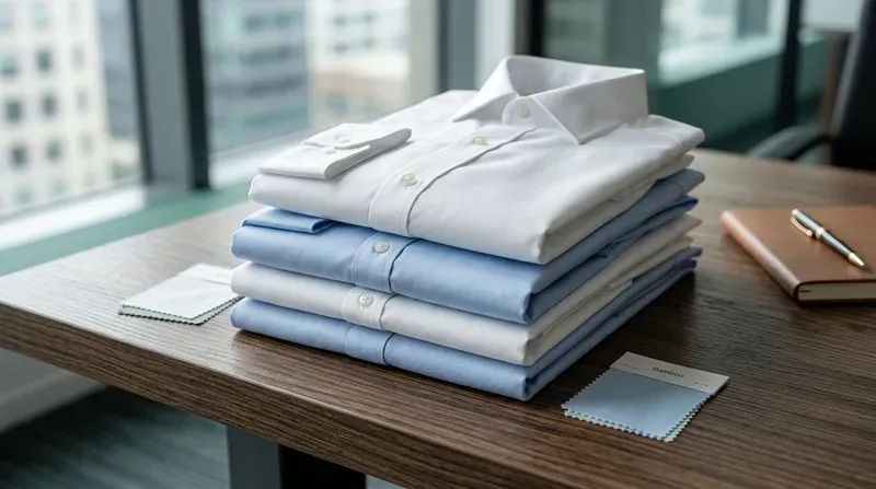 Chất liệu áo đồng phục công sở: Sơ mi, Quần âu và Chân váy