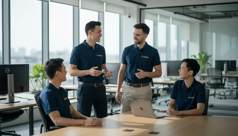 Tại sao áo thun đồng phục là chìa khóa Branding doanh nghiệp 2026?